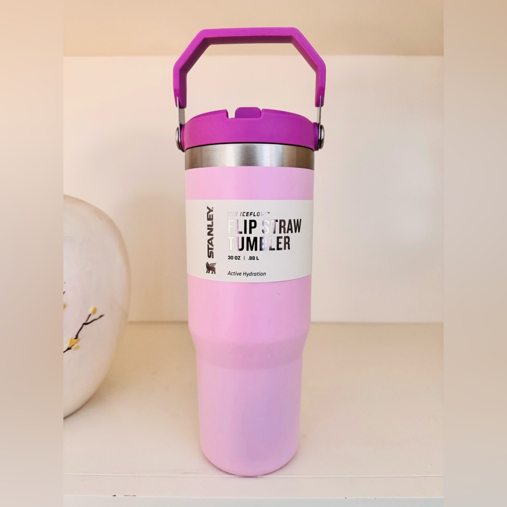 🎉LAST PIECE🎉NWT Stanley‎ Iceflow Flip Straw 30 oz Tumbler Tulle - Picture 2 of 12